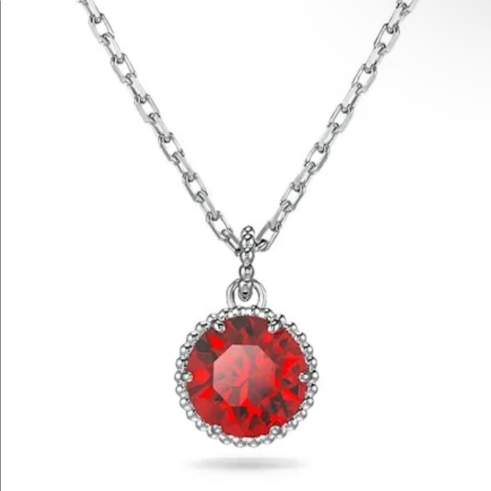 Red Swarovski Crystal Necklace